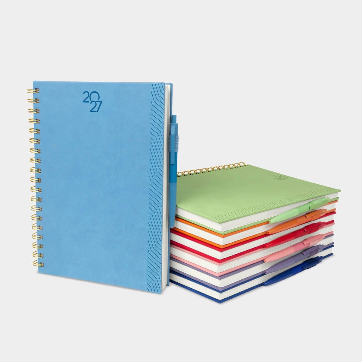 AGENDA SEMANAL TERRA 2027 personalizable con logo