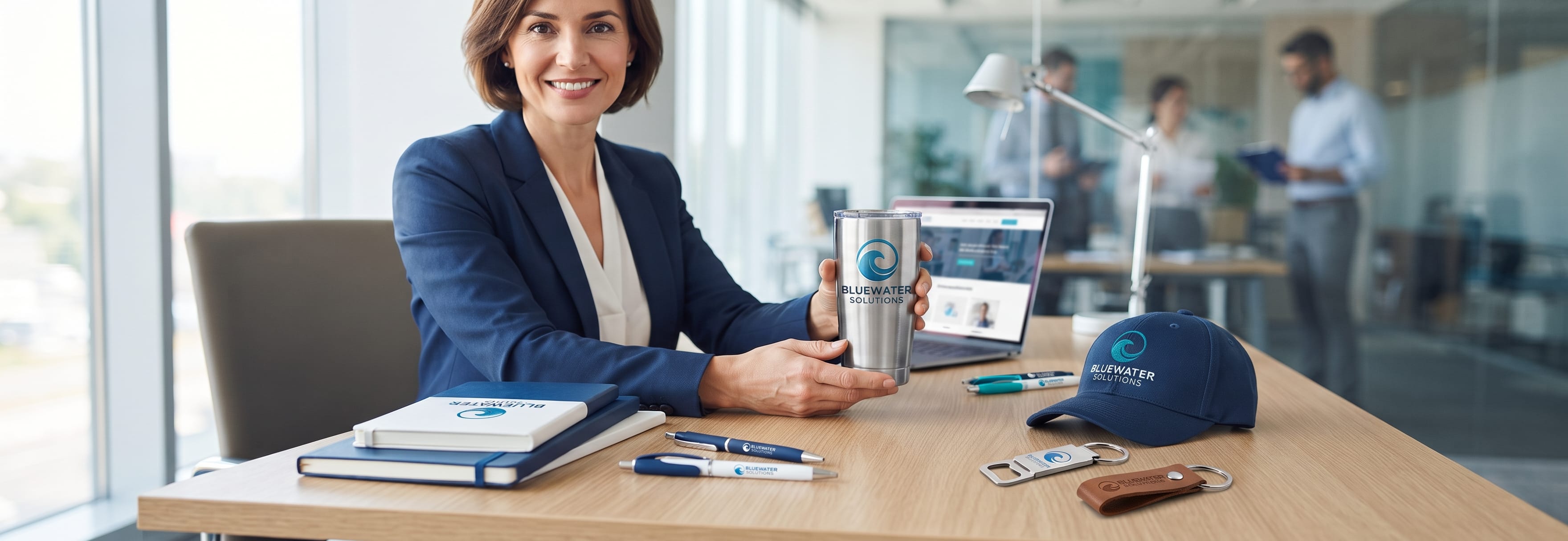 Artículos promocionales personalizados con logo de empresa
