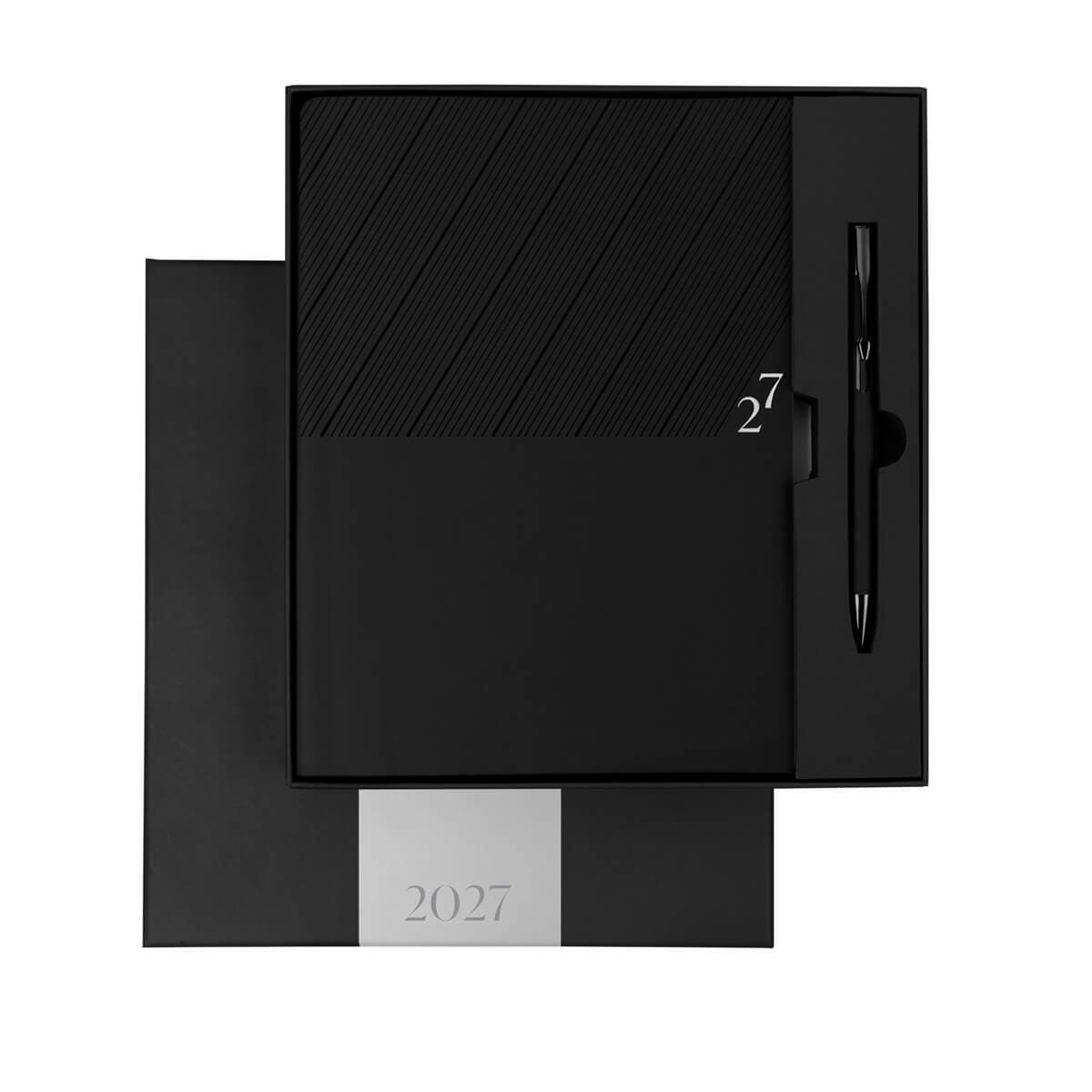 AGENDA SEMANAL CLASICA 2027 personalizable con logo